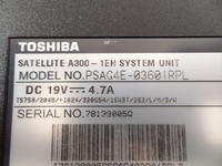 toshiba a300 - 1-EH PSAG4E 03601RPL RESTART NEC TOCIN toshiba a300 - 1-EH PSAG4E 03601RPL RESTART NEC TOCIN