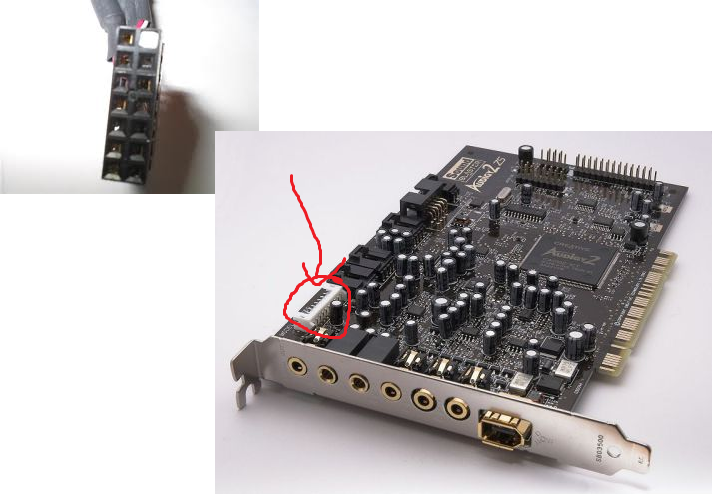 audigy 2 zs connections