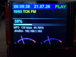 The simplest Internet radio on the ESP32-S3? No installation required – just upload it and it works!