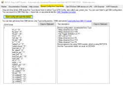 Screenshot of Easy Flasher software for extracting configuration from Tuya devices.