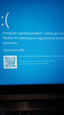 Lenovo L340-15IRH - BSoD podczas instalacji Windowsa, nowy RAM i SSD, UBCD