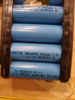 Bateria litowo-jonowa Parkside INR18650E 2000mAh 3.7V
