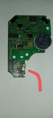 Karta hands free, Renault Scenic II, 2006, po lifcie.