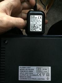 Jaki zasilacz do kuli plazmowej? DC12V 200mA vs AC12V 830mA