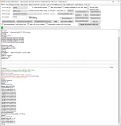 BK7231 Easy UART Flasher interface with flash process error messages