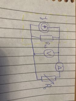 Układ do badania rezystancji wewnętrznej zasilacza