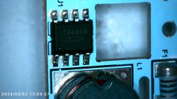T8440A Microprocessor on Circuit Board Close-up of T8440A microprocessor on a circuit board.