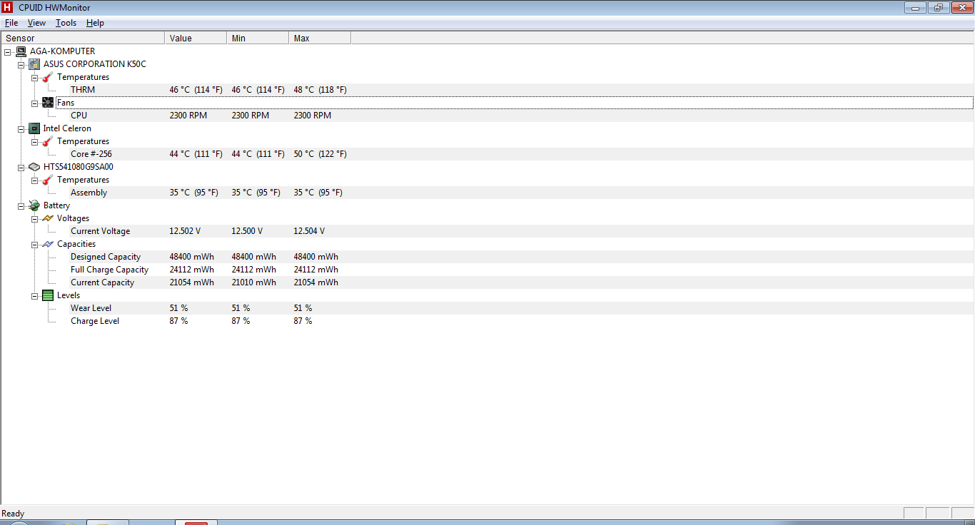 Asus k50c bios настройка