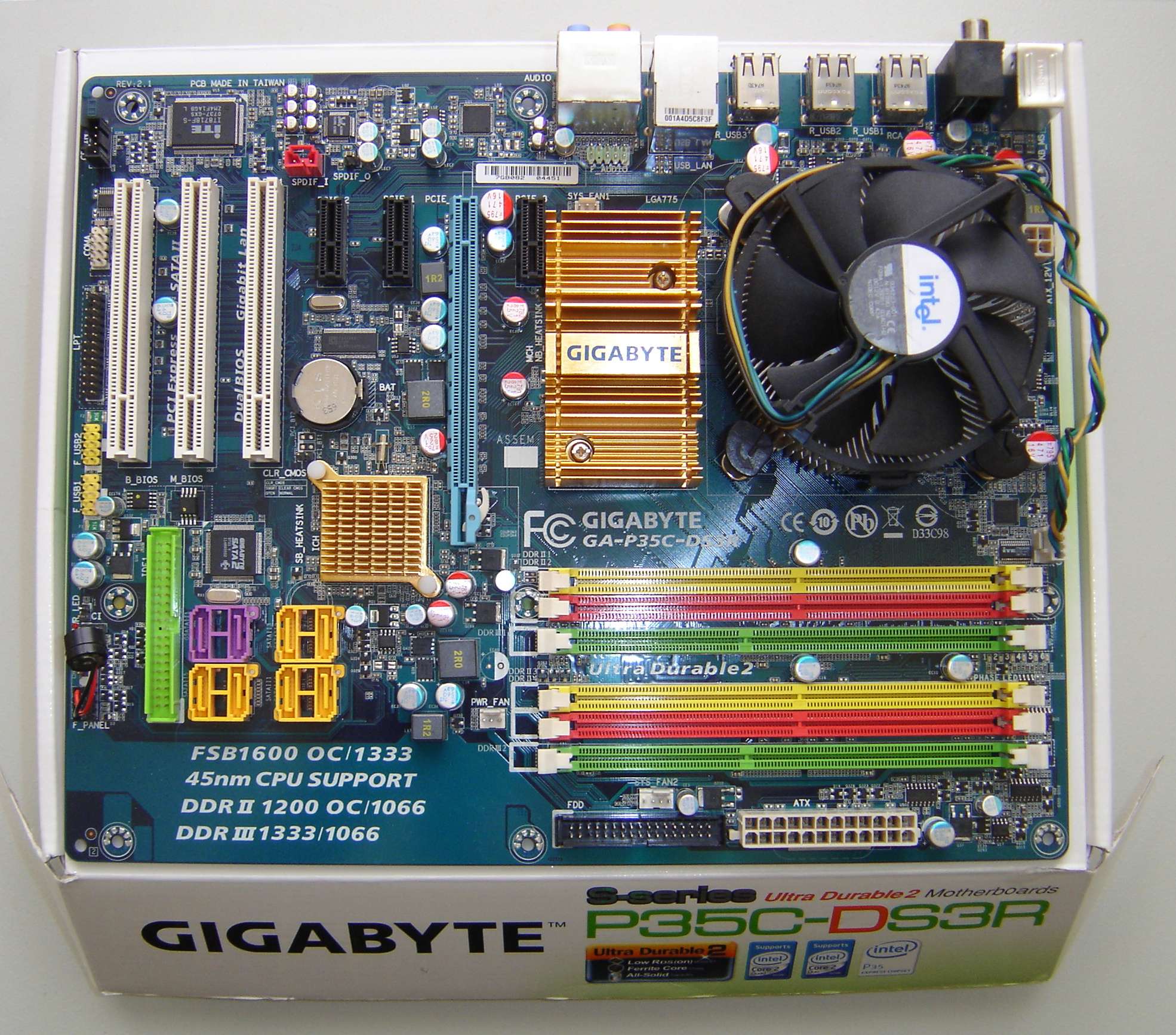 Gigabyte ga p35c ds3r не загружается windows