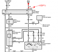 Land Rover Discovery 1 98r. - 300TDI - obwód sterowania dmuchawą