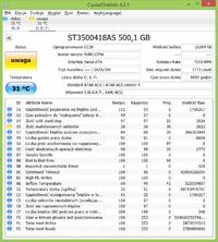 ST3500418AS 500gb samsung - Komunikat: System Windows wykrył problem z dyskiem
