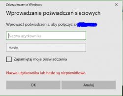 Po aktualizacji Windows 10 - 1903 - Wprowadź poświadczenie, aby połączyć z Po aktualizacji Windows 10 - 1903 - Wprowadź poświadczenie, aby połączyć z