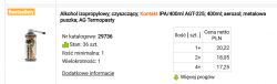 Szczegóły produktu: Alkohol izopropylowy Kontakt IPA AGT-225.