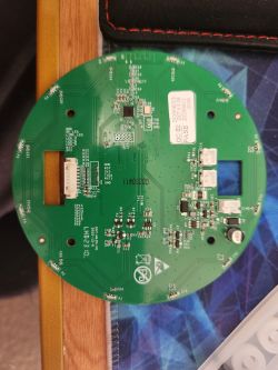 Dogness Device PCB Board Photo of a PCB board of an electronic device with visible components and labels.