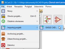 Otwieranie projektu płytki PCB w 3D w Eagle - nieudane próby z SketchUp