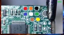 Milwaukee M12FIWF12 - zdjęcie PCB do odbudowy ścieżek i 2 przelotek?