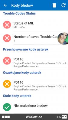 Z20NET Opel Vectra C 2004 - Spadek temperatury silnika podczas jazdy