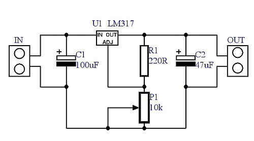 Lm317 схема с регулировкой. Lm317 стабилизатор схема включения регулируемый. Схема стабилизатора напряжения на lm317. Lm317 схема включения с регулировкой 12в. Регулятор напряжения 12 вольт схема lm317.