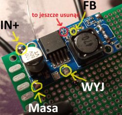 Jak przerobić przetwornicę step down na wytwarzającą ujemne napięcie?