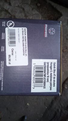 RHON 2006 - Dobór paska do skutera z silnikiem 139QMB GY6, koła 12