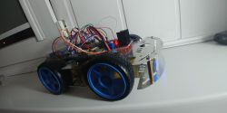 Robot / pojazd 4x4 z live kamerą / Raspberry Pi Zero + NodeMCU
