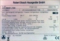 Bosch KIS38A51 fridge - displays alarm (AL) and makes a sound Bosch KIS38A51 fridge - displays alarm (AL) and makes a sound