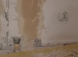 Removal of the gas pipe from the apartment in the block of flats.
