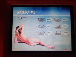 Body Sliming System Magic 6 - nieregularne spadki godzin na wyświetlaczu LCD głowic