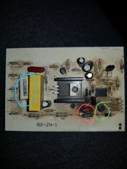 Odkurzacz Graphite 59G607 - identyfikacja części: tranzystor/czujnik, 2W0R027