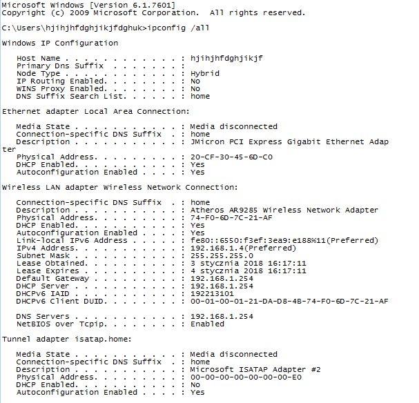 WiFi Issue: Too Long Server Wait Time, IPv4 and IPv6 No Connection - Atheros AR9285, Netia Internet