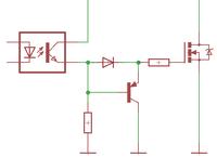 Sterownik LED z optoizolacją - grzejące się rezystory przy 4-5A, 100Hz PWM