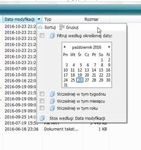 Windows 7 - Jak posortować zdjęcia w folderze według daty wykonania?