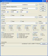 AVRDUDE wyłączenie weryfikacji zapisu.
