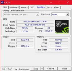 Gigabyte/RadeonNvidia gtx1650 - grafika sie zacina, po zmianie z R na N