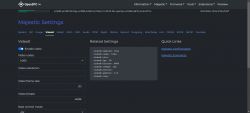 OpenIPC settings interface with Video0 tab displayed.