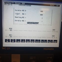 Interpretacja oprogramowania Homag homatic nc21 - błąd sterowania 202B, brak pozycjonowania stołu