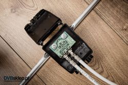 Wybór anteny Dipol 28/5-12/21-60 i rozgałęźnik R-2 dla 2 TV, 17km od PKiN