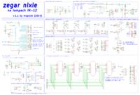 Zegar nixie z motywem mahoniowo-mosiężnym (lampy IN-12) Zegar nixie z motywem mahoniowo-mosiężnym (lampy IN-12)