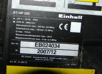 Uszkodzone łożysko pompy - Myjka ciśnieniowa Einhell BT-HP-200