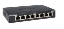 Niezarządzalny switch Netgear GS308 z ośmioma portami Ethernet RJ-45
