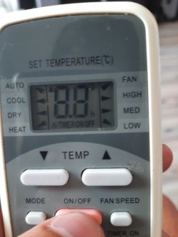 Klimatyzacja MDV R51M/E - błąd na pilocie po długim nieużytkowaniu