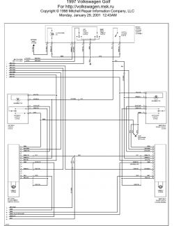VW Golf 3 1.6 1996 - Potrzebny opis pinów przełącznika szyb