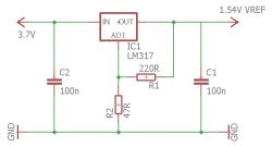 Jak stworzyć napięcie referencyjne 1.5V bez diody LED, SMD?