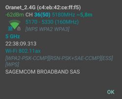 Wi-Fi 6 Network Settings Screenshot Screenshot of Wi-Fi 6 network settings showing connection details.