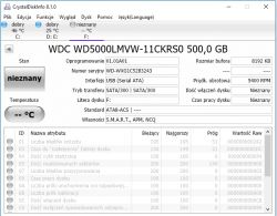 Jak odzyskać dane z dysku WD 500 GB z systemem plików RAW bez formatowania?