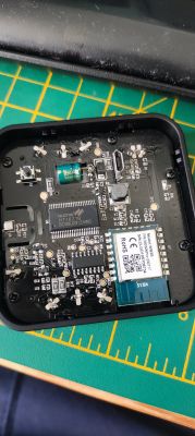Interior of an Electronic Device with WB3S Module Interior of an electronic device with exposed components, including the WB3S module.
