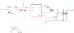 Zasilanie symetryczne analog z pojedynczego napięcia +52V