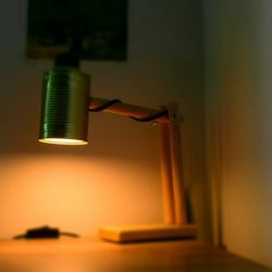 Lampka biurkowa DIY. Koszt 40zł Lampka biurkowa DIY. Koszt 40zł