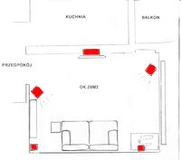 Zabudowa klasycznej kolumny w ściankę.