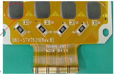 Plazma Pansonic TH-PX60B-pasy na ekranie.